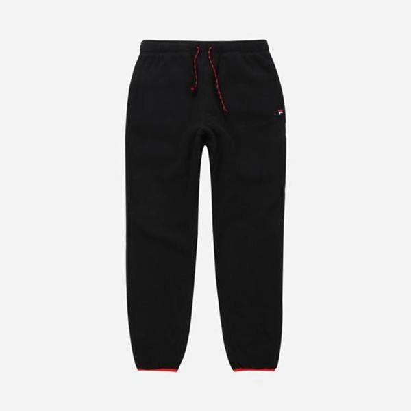 Calca Jogger Fila Homem Pretas - Fila Fleece Portugal Lisboa,ALRT-07941